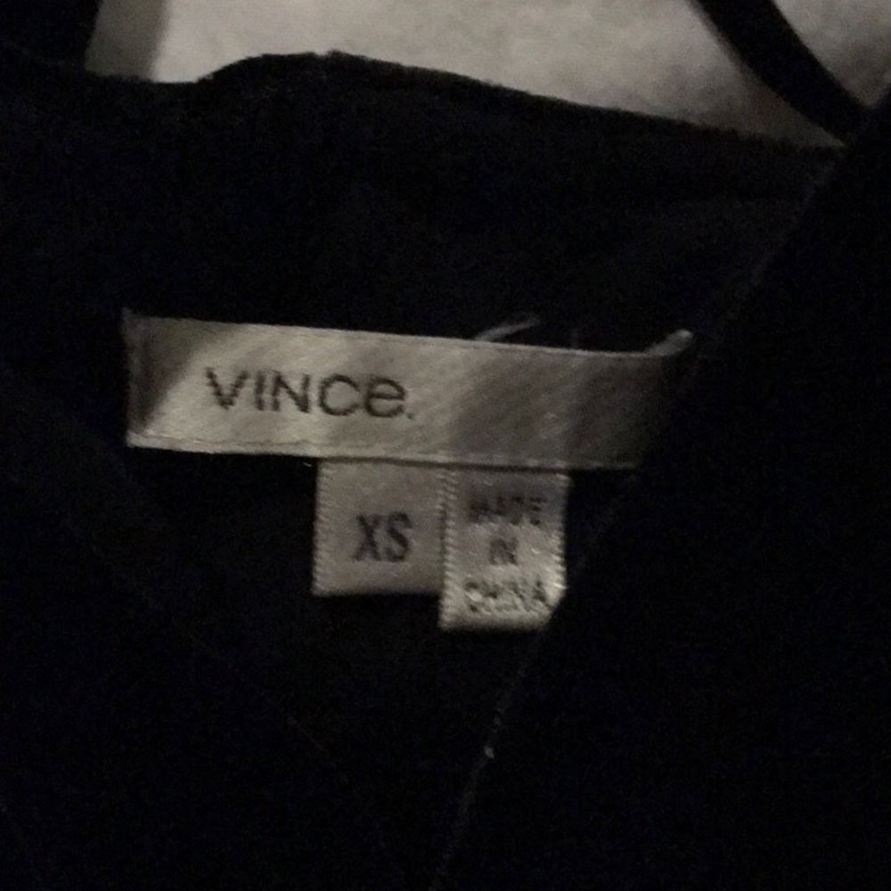 SALE Vince Velvet Halter Top in Black Sz XS - Picture 7 of 7